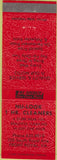Matchbook Cover - NU Look Cleaners Front Royal VA red