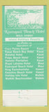 Matchbook Cover - Kaanapali Beach Hotel Maui Hawaii 30 Strike