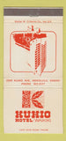 Matchbook Cover - Kuhio Hotel Waikiki Hawaii 30 Strike