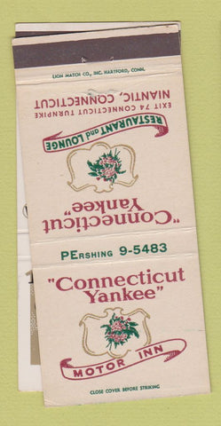 Matchbook Cover - Connecticut Yankee Motor Inn Niantic CT 30 Strike