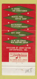 Matchbook Cover - Eaton's Motor Hotel Hamilton OH 30 Strike