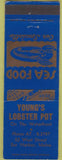 Matchbook Cover - Young's Lobster Pot Bar Harbor ME