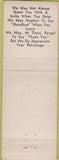 Matchbook Cover - Young's Lobster Pot Bar Harbor ME