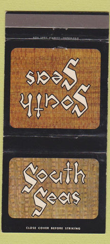 Matchbook Cover - South Seas Steak Tongan Honlulu Hawaii WEAR 30 Strike