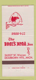 Matchbook Cover - Boar's Head Inn Dearborn Heights MI 30 Strike