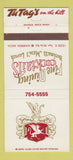 Matchbook Cover - TuTag's on the Hill Warren MI restaurant 30 Strike