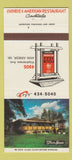 Matchbook Cover - Four Seas Chinese Restaurant Ann Arbor MI 30 Strike