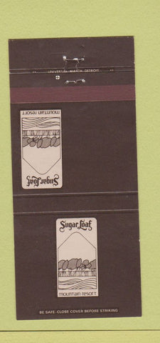 Matchbook Cover - Sugar Loaf Mountain Resort Cedar MI 30 Strike
