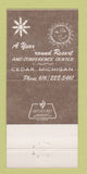 Matchbook Cover - Sugar Loaf Mountain Resort Cedar MI 30 Strike