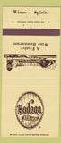 Matchbook Cover - Bodega Steaks Miami Orlando FL Detroit MI 30 Strike