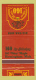 Matchbook Cover - West Maple 160 Birmingham MI 30 Strike