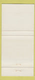 Matchbook Cover - Chuck Joseph's Steaks Detroit Berkley MI 30 Strike