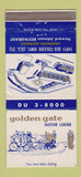 Matchbook Cover - Golden Gate Motor Lodge Southgate MI WEAR 30 Strike
