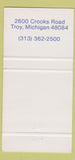 Matchbook Cover - AJ Desmond Funeral Home Troy MI 30 Strike