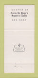 Matchbook Cover - Crackers Walled Lake MI 30 Strike