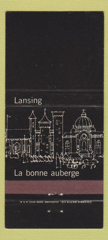 Matchbook Cover - La Bonne Auberge Lansing MI 30 Strike