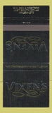 Matchbook Cover - Vixen's Strip Club? 30 Strike