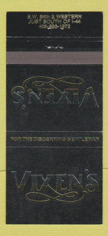 Matchbook Cover - Vixen's Strip Club? 30 Strike