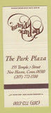 Matchbook Cover - Park Plza New Haven CT 30 Strike