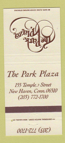 Matchbook Cover - Park Plza New Haven CT 30 Strike