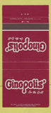 Matchbook Cover - Ginopolis' Grill Farmington Hills Rochester MI 30 Strike