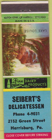 Matchbook Cover - Seibert's Deli Harrisburg PA