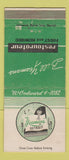 Matchbook Cover - Yearmans' of Detroit MI restaurant WEAR 30 Strike