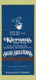 Matchbook Cover - Kiernan's Steak House Dearborn MI 30 Strike