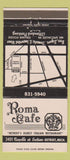 Matchbook Cover - Roma Cafe Italian Detroit MI 30 Strike