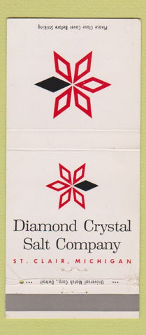 Matchbook Cover - Diamond Crystal Salt Company St Clair MI 30 Strike