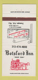 Matchbook Cover - Botsford Inn Farmington Hills MI 30 Strike