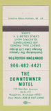 Matchbook Cover - Downtowner Motel Houghton MI 30 Strike