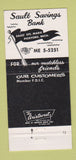Matchbook Cover - Sault Savings Bank Sault St Marie MI 75th 30 Strike