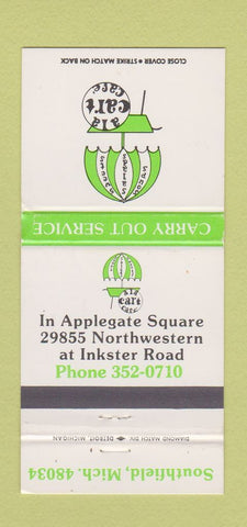 Matchbook Cover - Ala Cart Cafe Southfield MI WEAR 30 Strike