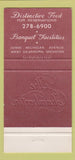 Matchbook Cover - Teh Chamertin Restaurant West Dearborn MI 30 Strike