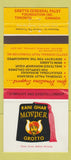 Matchbook Cover Rani Ghar Movper Grotto Cerebral Palsy Toronto ON WEAR 30 Strike