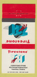 Matchbook Cover - Firestone Tires Hamilton ON 721 30 Strike