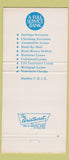 Matchbook Cover - Newbury State Bank MI 30 Strike