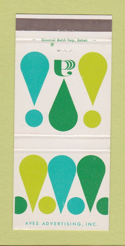 Matchbook Cover - Aves Advertising Grand Rapids MI 30 Strike