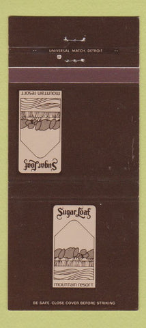 Matchbook Cover - Sugar Loaf Mountain Resort Cedar MI 30 Strike