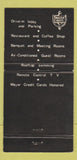Matchbook Cover - Moulin Rouge Sahara Motor Lodge Spokane WA girlie 30 Strike