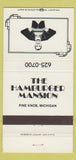 Matchbook Cover - Hamburger Mansion Pine Knob MI 30 Strike