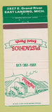 Matchbook Cover - Pistachios Front Porch East Lansing MI 30 Strike