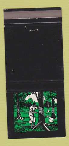 Matchbook Cover - EP Lambert Rubber Latex Akron OH 30 Strike
