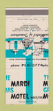 Matchbook Cover - Motel of Tomorrow Waco TX MISCUT SAMPLE 30 Strike