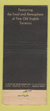 Matchbook Cover - Sable Room Hotel Winthrop Tacoma WA WEAR 21 Strike Feature