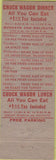 Matchbook Cover - Rand's Round Up Chuck Wagon Los Angeles Glendale CA