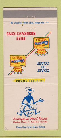 Matchbook Cover - Jamaica Inn Dunedin FL Best Western 30 Strike