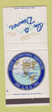 Matchbook Cover Rotary International 1966 Denver Colorado Brown Palace 30 Strike