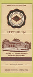 Matchbook Cover - Lansing Auto Makers Credit Union MI 30 Strike